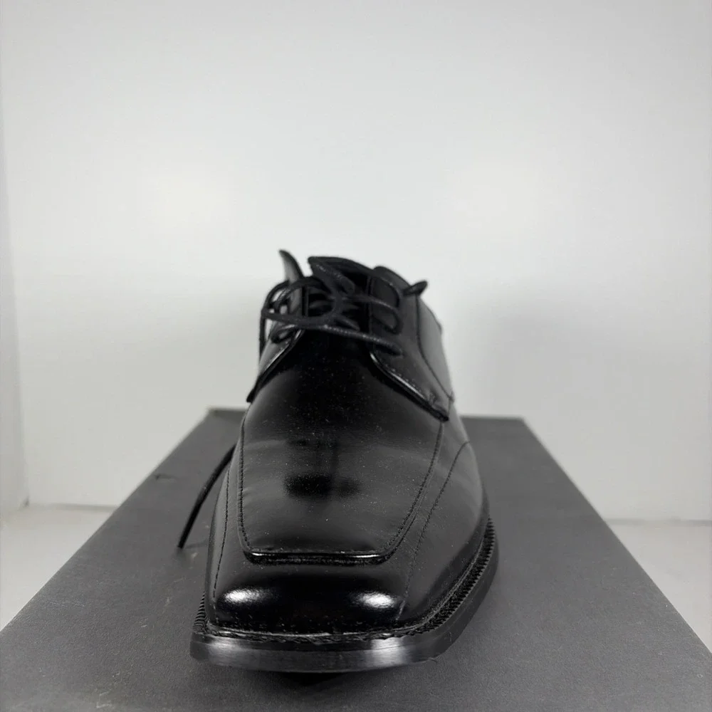 Size 7 Stacy Adams Drake Black Leather‎ 20130 Dress Shoes